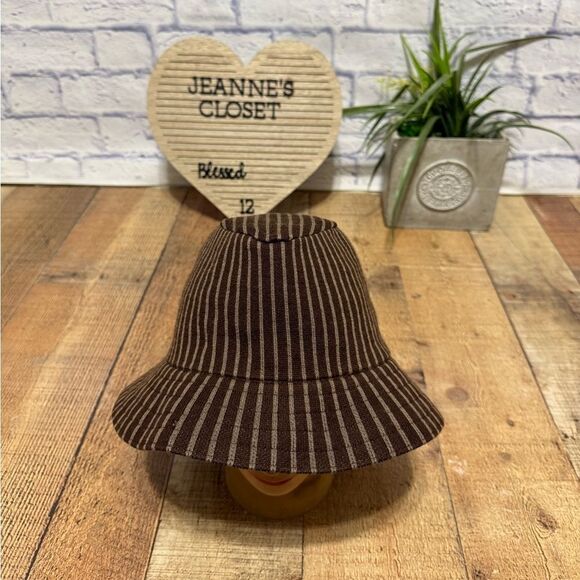 Kangol Tweed Knit Pinstripe Bucket Hat - Picture 5 of 11